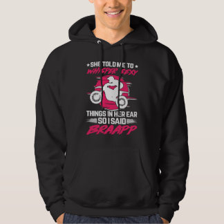 Braapp dirt biker motorbike motocross 2 stroke dir hoodie