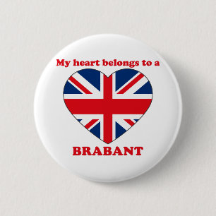 Brabant 6 Cm Round Badge