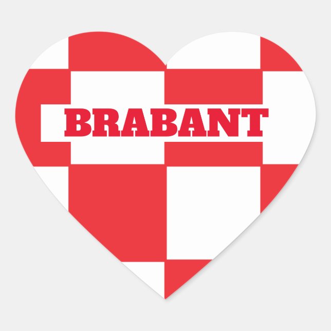 Brabant Heart Sticker (Front)