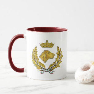 Bracco Italiano Gold Tones Mug
