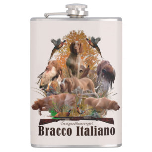 Bracco Italiano Hip Flask