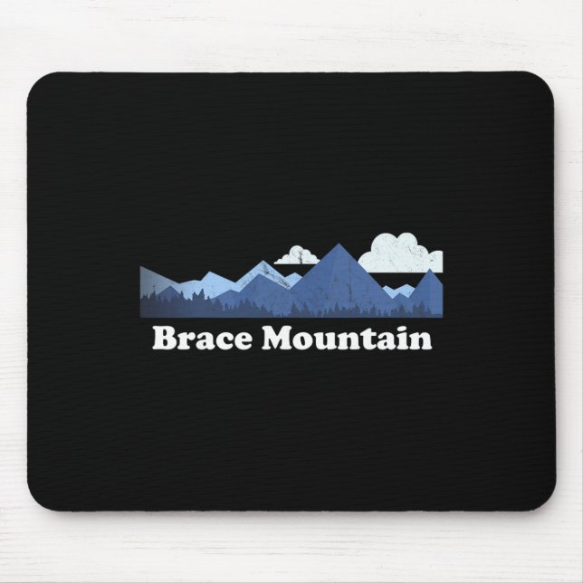 Brace Mountain Peak Gger New York Ny Climbing Hiki Mouse Pad (Front)