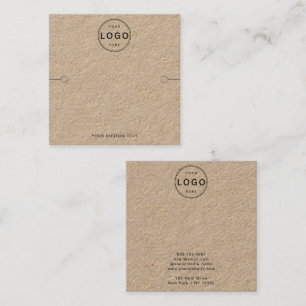 Bracelet Display Card Logo Jewelery Display Card