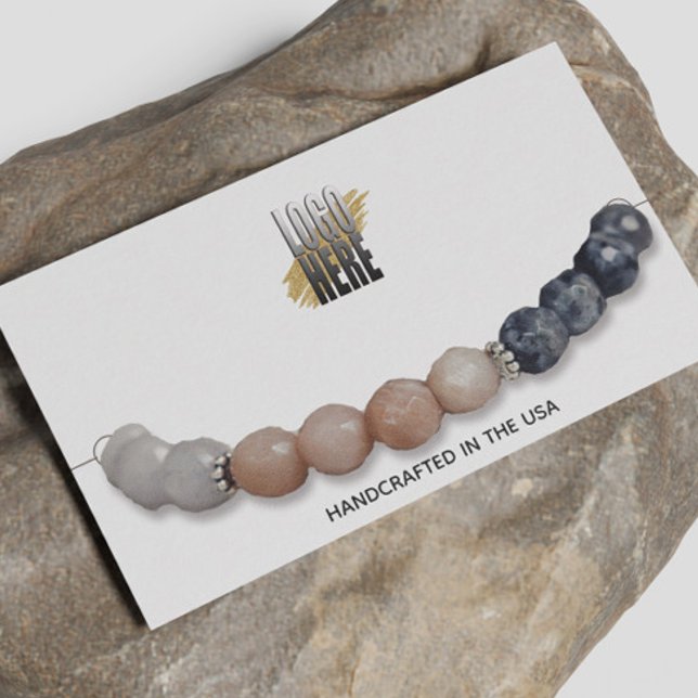 Bracelet Display White Your Logo Social Media  Business Card (Creator Uploaded)