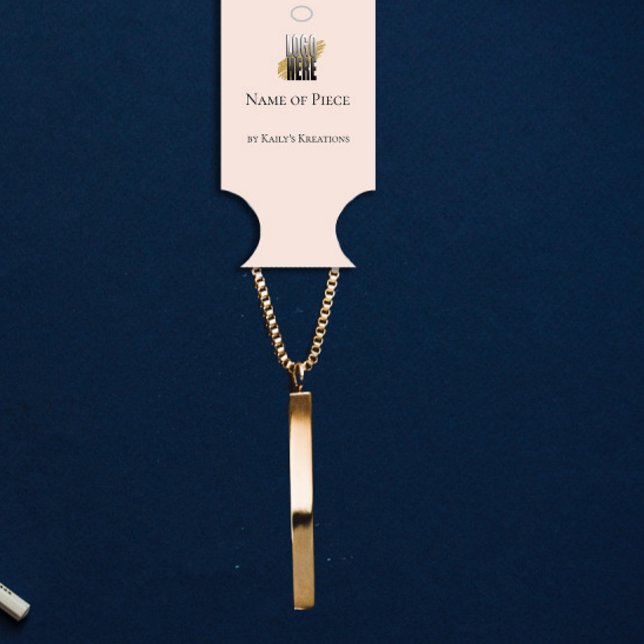 Bracelet holder Blush  Pink  Display Logo Business Card (Creator Uploaded)