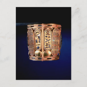 Bracelet with the cartouche of Psusennes I Postcard