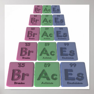 Braces-Br-Ac-Es-Bromine-Actinium-Einsteinium.png Poster