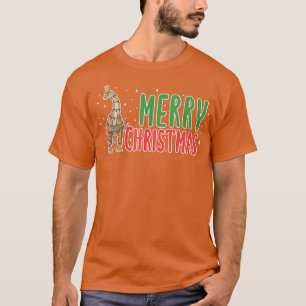 Brachiosaurus Christmas Tree Dinosaur Xmas Lights T-Shirt