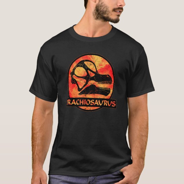 Brachiosaurus Fossil Skull Dinosaur Bones Brachios T-Shirt (Front)