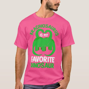 Brachiosaurus Is My Favourite Dinosaur T-Shirt