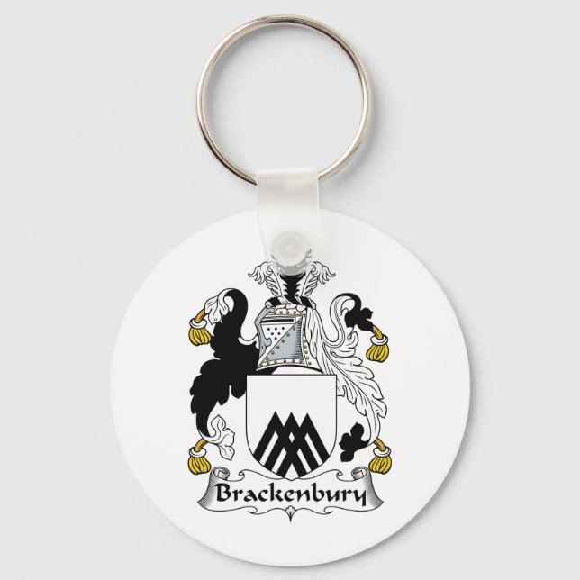 Brackenbury Family Crest Key Ring (Front)