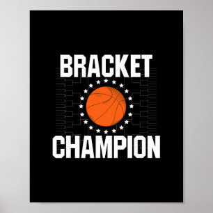 Bracket Champion College Sketll Tournament Shirt G Poster