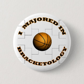 Bracketology 2 6 cm round badge
