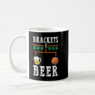 Brackets and Beer March Basketball College Tournam Coffee Mug