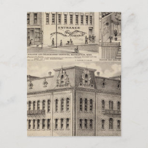 Brackett's Block, Minnesota Postcard