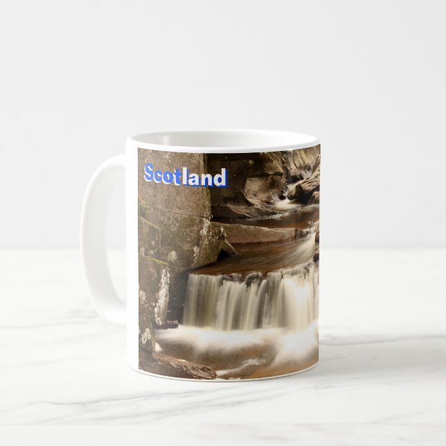 Bracklinn Falls, Perthshire, Scotland Coffee Mug (Front Left)