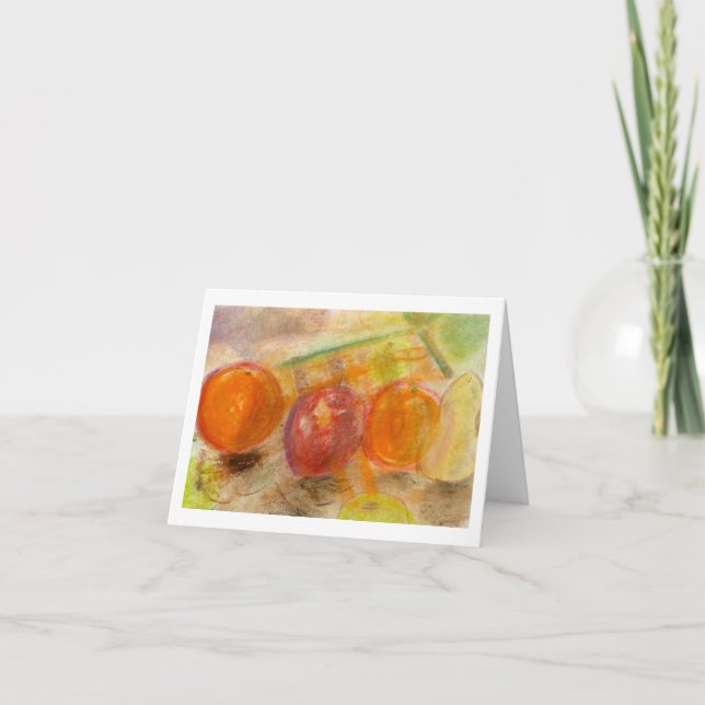 Brad Hines Fruit in Pastel Notecards (Front)