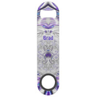 BRAD ~ Purple Silver White ~ Original Fractal ~ 