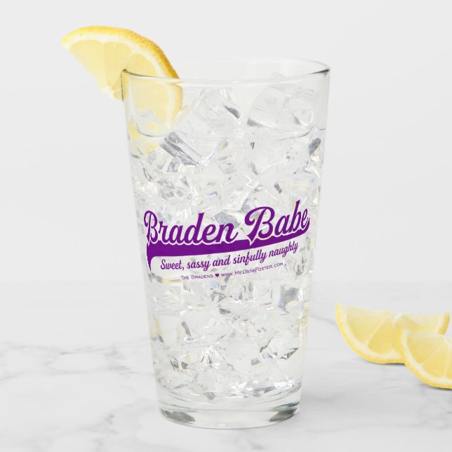 Braden Babe Drinking Glass (Front Ice)
