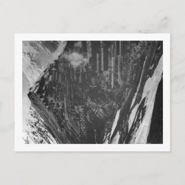 Braden Copper Mines in Chilli Photograph Postcard (Front)