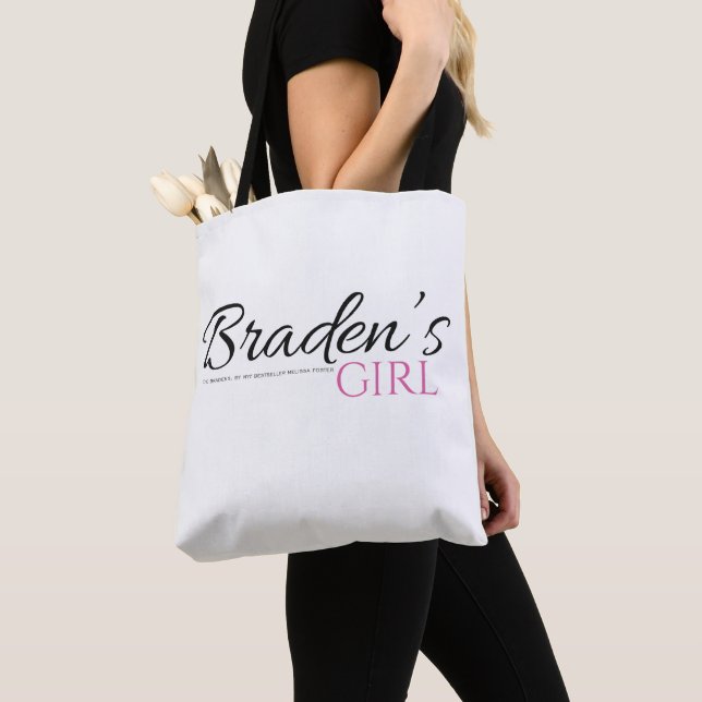 Bradens Girl Tote Bag (Close Up)