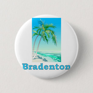 Bradenton, Florida 6 Cm Round Badge
