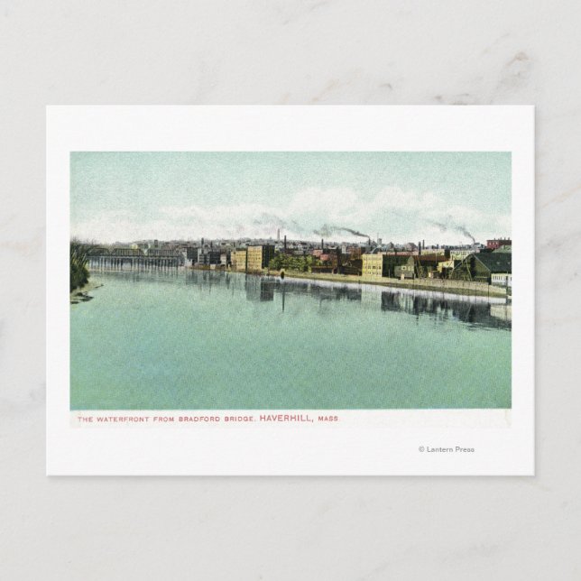 Bradford Bridge View of the Waterfront Postcard (Front)