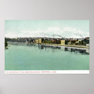 Bradford Bridge View of the Waterfront Poster