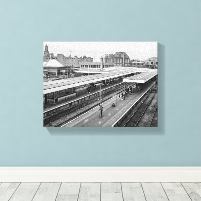 Bradford Interchange Canvas Print (Insitu(Wood Floor))