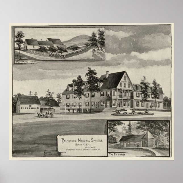 Bradford Mineral Springs Poster (Front)
