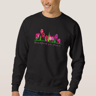 Bradford On Avon Uk Watercolor Tulip Women Girls G Sweatshirt