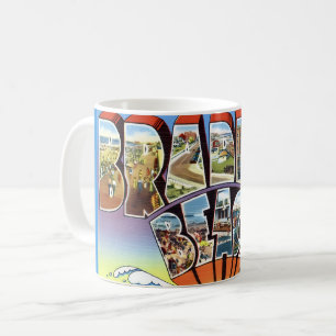 Bradley Beach NJ Postcard Coffee Mug