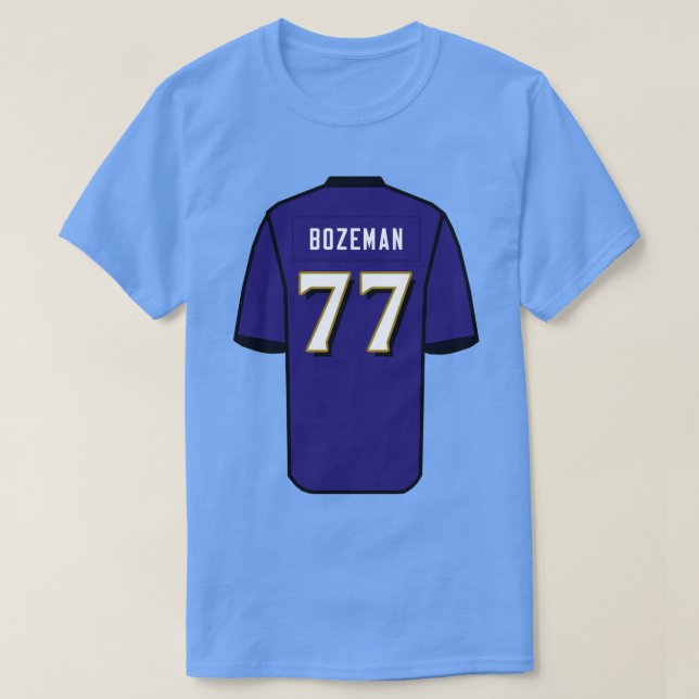 Bradley Bozeman Jersey T-Shirt (Design Front)