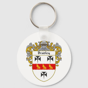 Bradley Coat of Arms (Mantled) Key Ring
