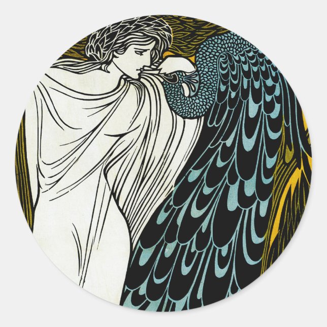Bradley: His Book Classic Round Sticker (Front)
