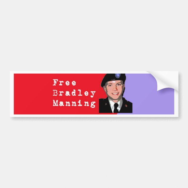Bradley Manning Bumper Sticker (Front)