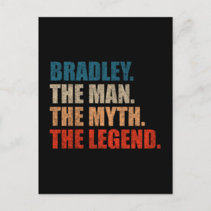 Bradley The Man The Myth The Legend Postcard