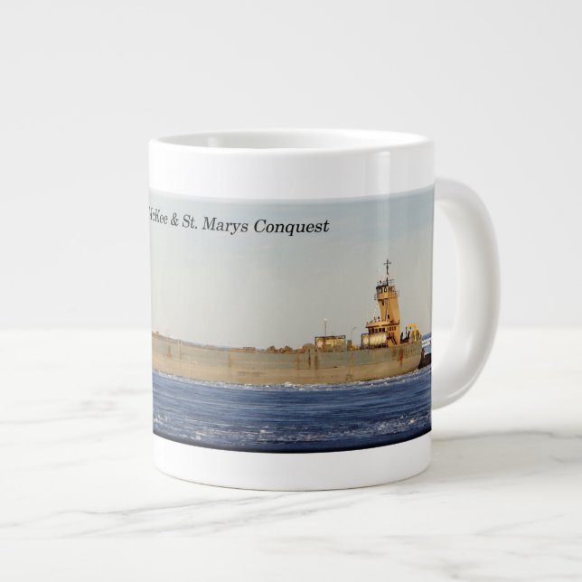 Bradshaw McKee & St. Marys Conquest jumbo mug (Front Right)