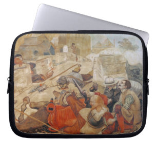Bradshaw's defence of Manchester (1642) Laptop Sleeve