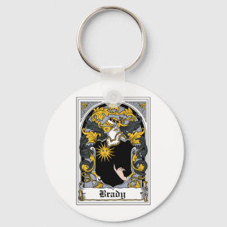 Brady Family Crest Key Ring