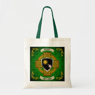 Brady Irish Shield & Celtic Cross Personalised Tote Bag