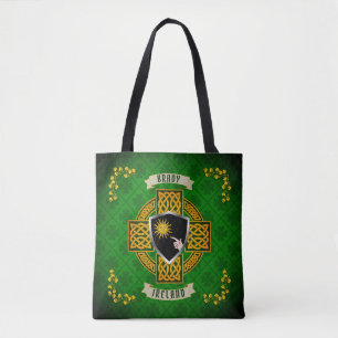 Brady Irish Shield & Celtic Cross Personalised Tote Bag