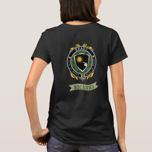 Brady Irish Shield Women's T-Shirt (Back)