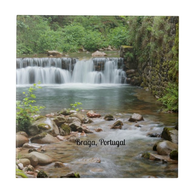 Braga, Portugal landscape Tile (Front)