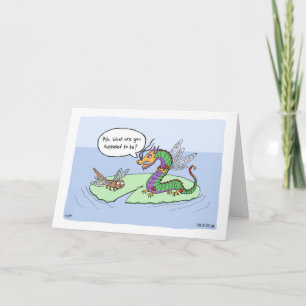 "Bragginfly" Greeting Card