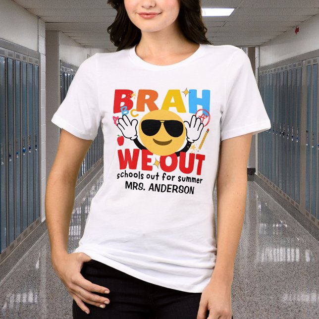 Brah Schools Out For Summer Tri-Blend Shirt (Creator Uploaded)