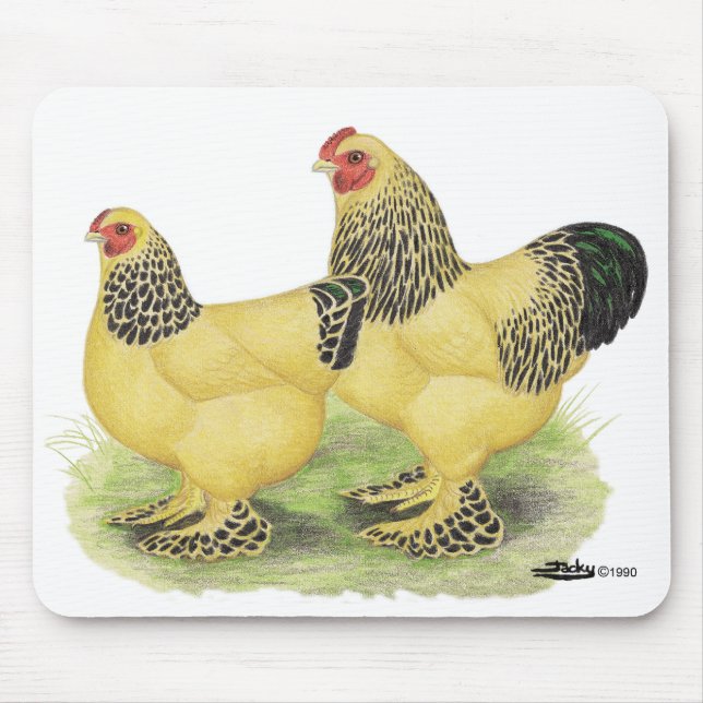 Brahma Buff Pair Mouse Pad (Front)