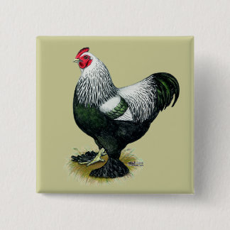Brahma: Dark Rooster 15 Cm Square Badge