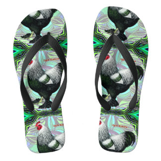 Brahma: Fancy Dark Rooster Jandals