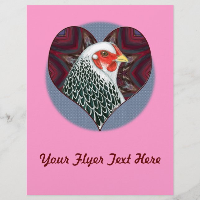 Brahma Hen Heart Flyer (Front)